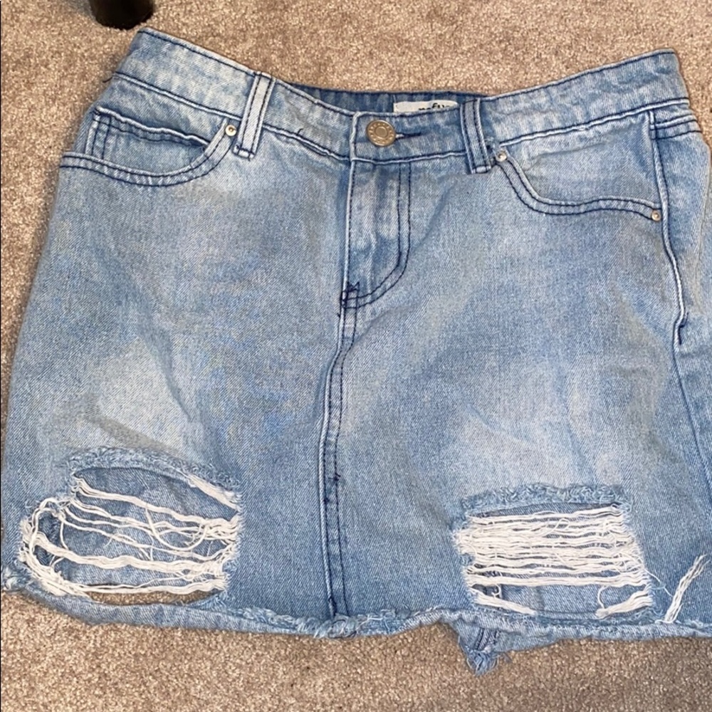 jean skirt